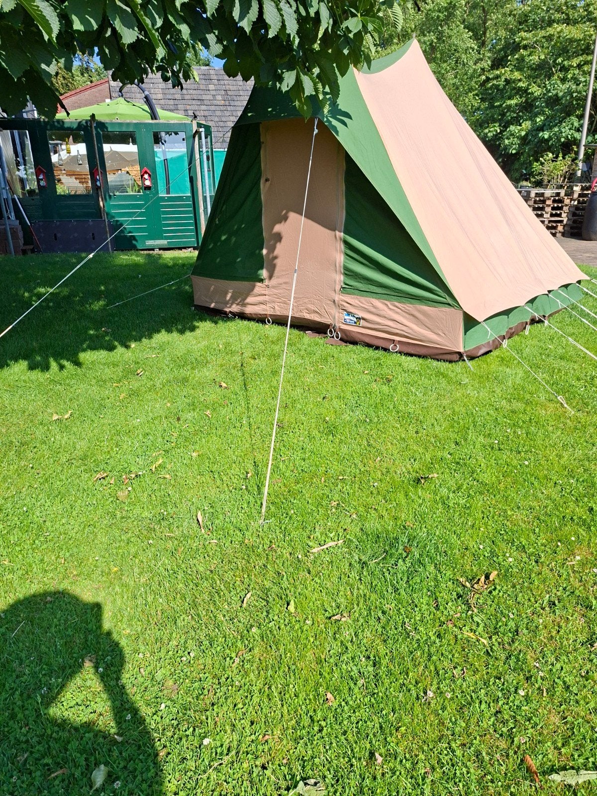 Katoenen pryiamide tent, Caravans en Kamperen, Ophalen of Verzenden, Gebruikt