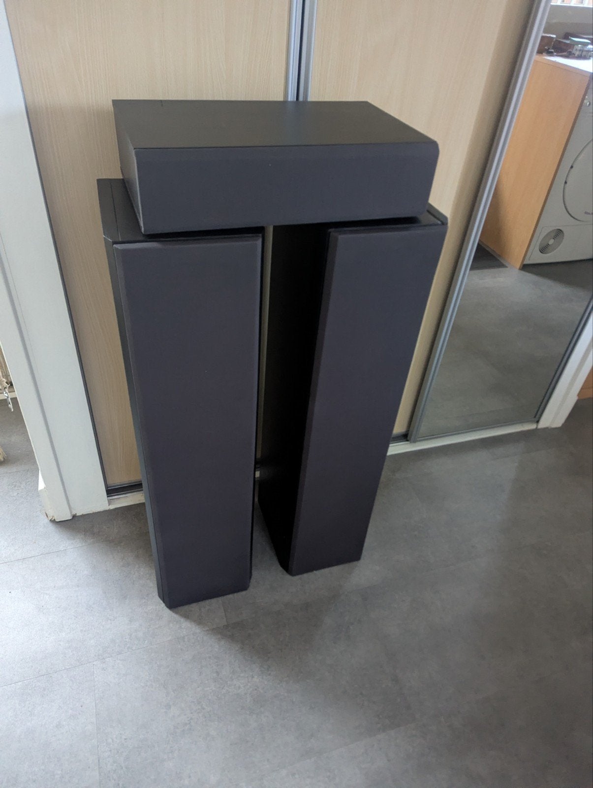 Te koop Dali luidspreker en center boxen, Ophalen, Gebruikt, 60 tot 120 watt, Center speaker