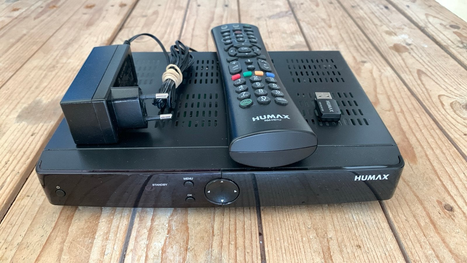 Humax IRHD-5300C digitale ontvanger met afstandsbediening, Audio, Tv en Foto, Ophalen of Verzenden, Gebruikt, Decoder