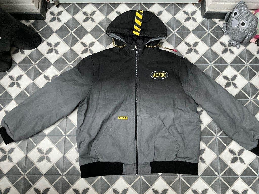 Gave Winterjas grijs-zwart van AC/DC Maat XXL Nieuw, Kleding | Heren, Zwart, Nieuw, Overige maten, Ophalen of Verzenden