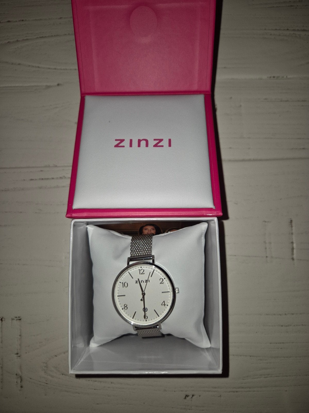 ZINZI dames horloge verstelbaar van staal. Nieuw in doosje!, Overige merken, Staal, Staal, Polshorloge