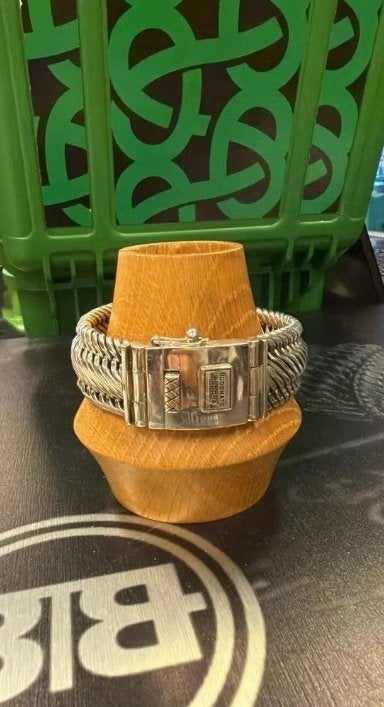 BUDDHA TO BUDDHA ARMBAND TYPE 155 G EDWIN 23 CM € 899,95, Sieraden, Tassen en Uiterlijk, Armbanden, Zo goed als nieuw, Zilver