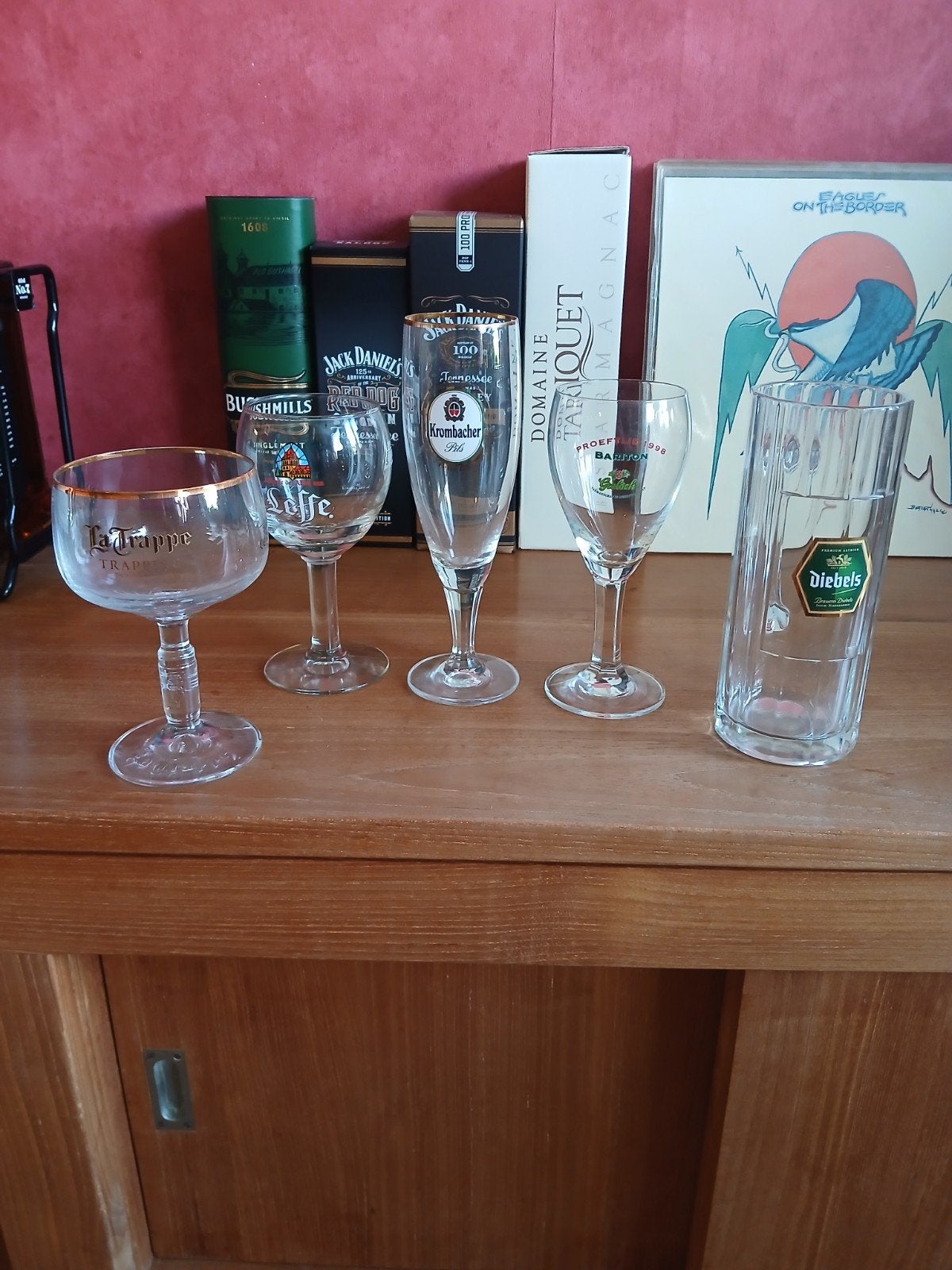 Bierglazen, Verzamelen, Glas en Borrelglaasjes, Ophalen, Zo goed als nieuw, Bierglas