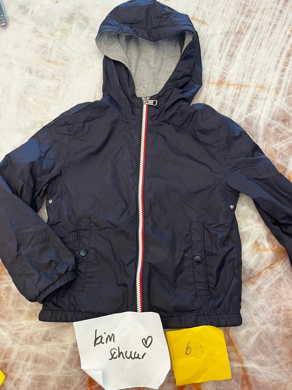 Originele moncler jas windjacket 6 jaar, Kinderen en Baby's, Ophalen of Verzenden, Zo goed als nieuw, Jongen of Meisje, Jas