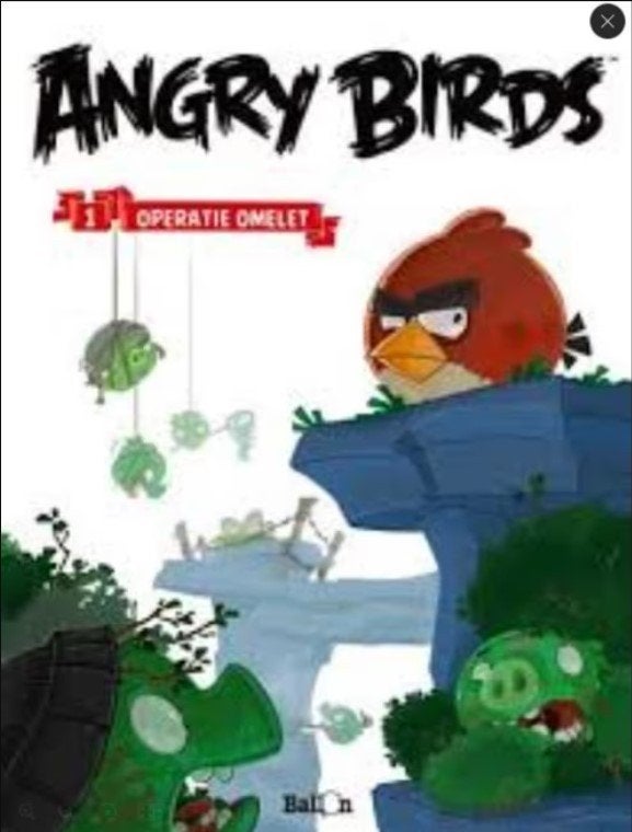 operatie omelet angry birds k2, Eén stripboek, Ophalen of Verzenden, Zo goed als nieuw