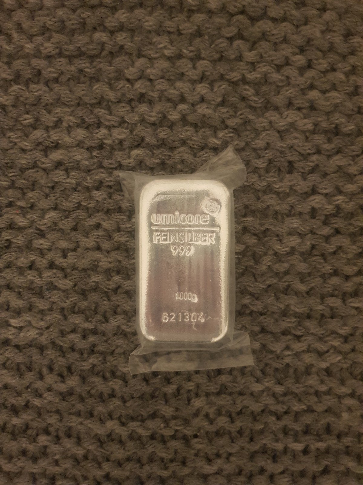 Te koop zilverbaar van Umicore 1 kg, Ophalen of Verzenden, Zilver