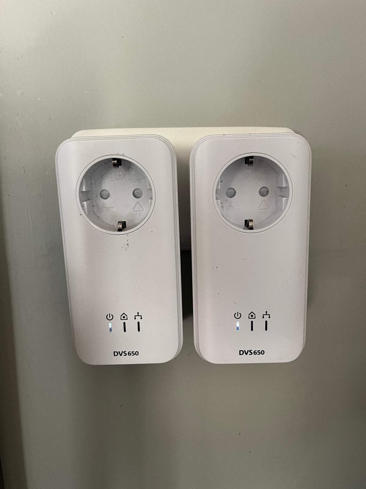 Devolo DVS 650 Powerline Adapters (set van 2), Ophalen of Verzenden, Gebruikt