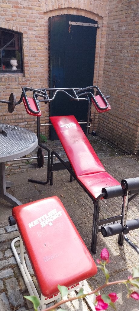 Kettler Sport fitness- en buikbank, Sport en Fitness, Ophalen, Benen, Gebruikt, Krachtstation