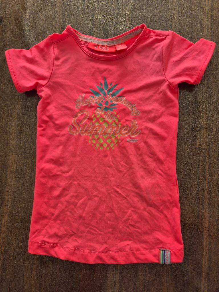Roze UV shirt met ananasprint, maat 98/104, Maat 98, Bikiniset, Meisje, Ophalen of Verzenden