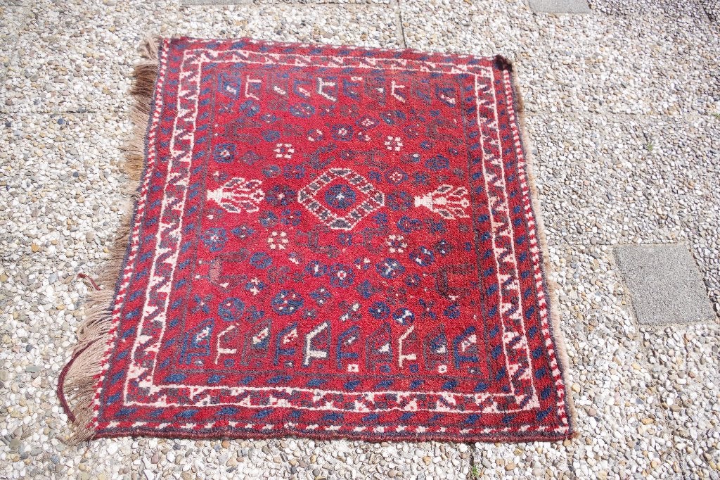 Hand geknoopte vloerkleed, Antiek en Kunst, Antiek | Kleden en Textiel, Ophalen of Verzenden