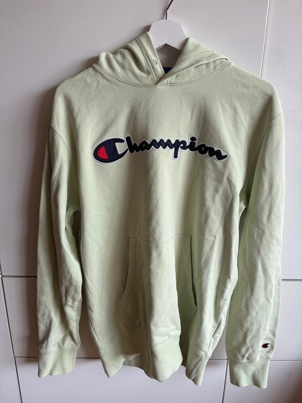 Champion hoodie lichtgroen - Maat XL, Ophalen of Verzenden, Zo goed als nieuw, Maat 56/58 (XL), Groen