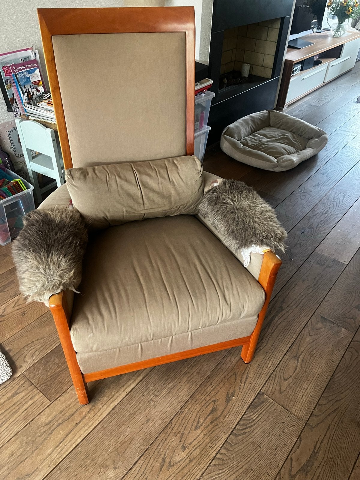 Giorgetti fauteuil - Elegant en comfortabel, Huis en Inrichting, Fauteuils, Ophalen, Gebruikt, 75 tot 100 cm, 50 tot 75 cm