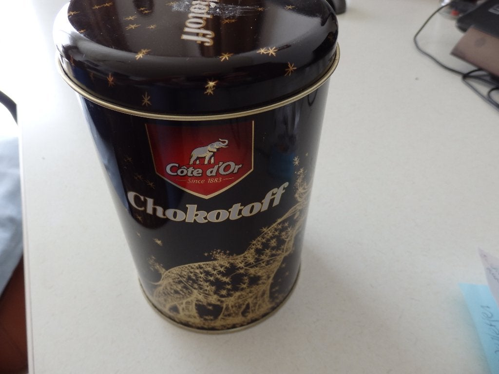 Chocotoff blik, Verzamelen, Ophalen of Verzenden, Zo goed als nieuw, Overige