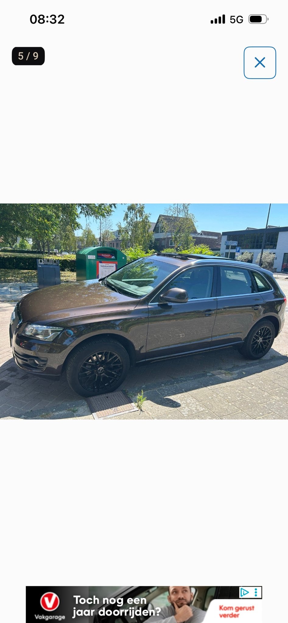 Audi Q5 2.0 Tfsi Quattro S-tronic 2010 Bruin, Auto's, Audi, Automaat, 1730 kg, 4 cilinders, Origineel Nederlands
