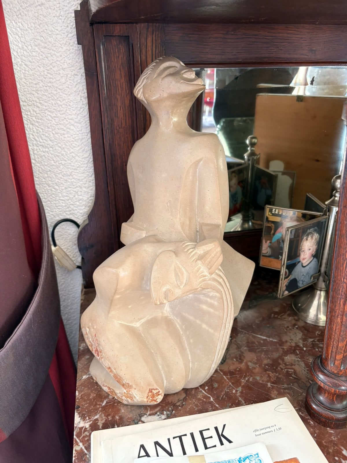 SHONA sculptuur zimbabwe Dickson Roben, Ophalen, Zo goed als nieuw