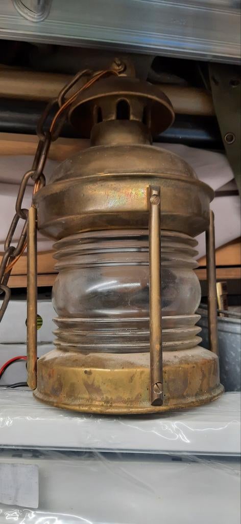 Messing scheepslamp, Ophalen of Verzenden