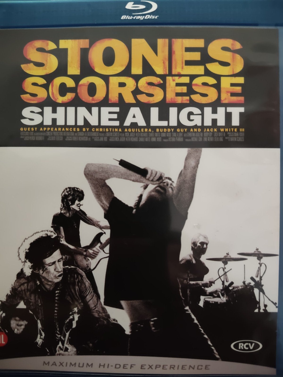 The Rolling Stones Shine a Light Bluray NL ZGAN, Muziek en Concerten, Engels, Overige typen, Alle leeftijden