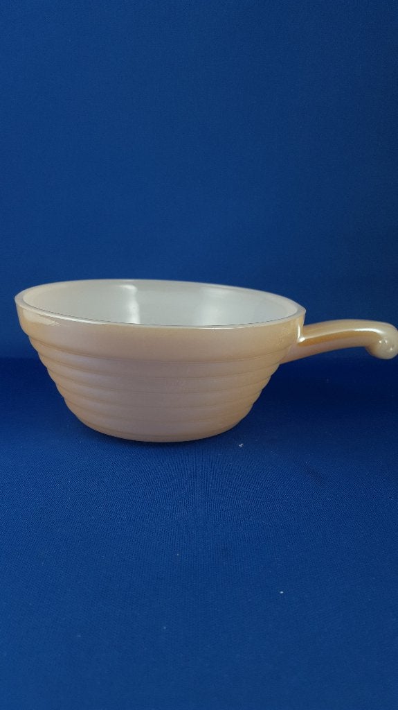 Vintage Fire King, Vuurkoning, parelmoer schaaltje. 4A3, Tweedehands verkoop, Tweedehands verkoop, Gebruikt, Ophalen of Verzenden