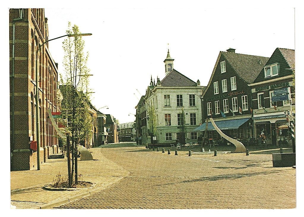 802454 Groenlo 80+ Gld Markt Postkantoor Gelopen, Ophalen of Verzenden, 1980 tot heden, Gelopen, Gelderland