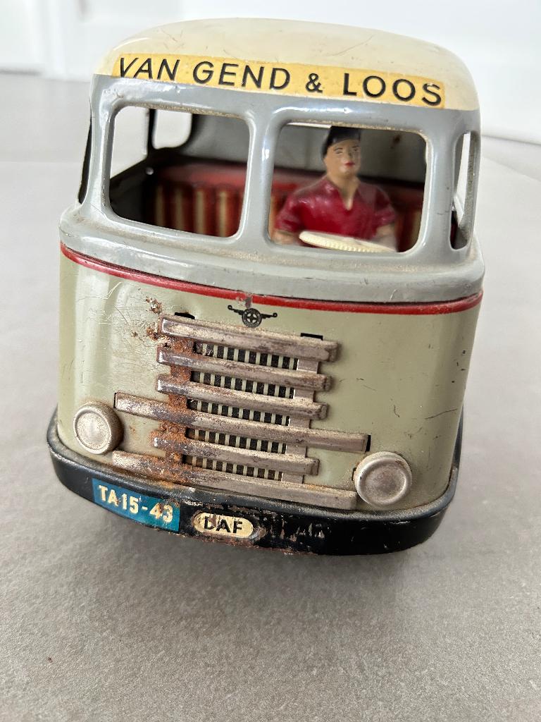 Daf truck van Gend & Loos Arnold met container, Hobby en Vrije tijd, Modelauto's | 1:87, Gebruikt, Bus of Vrachtwagen, Overige merken