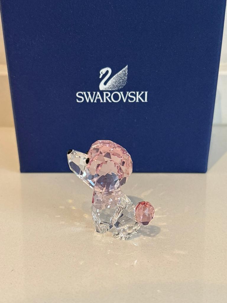 Swarovski puppy rosie de poedel, Verzamelen, Swarovski, Ophalen of Verzenden, Zo goed als nieuw, Figuurtje
