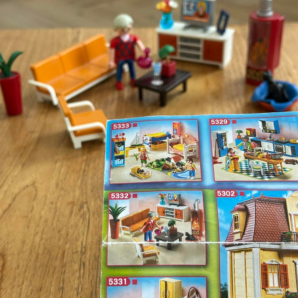 Playmobil woonkamer - 5332, Ophalen of Verzenden, Zo goed als nieuw