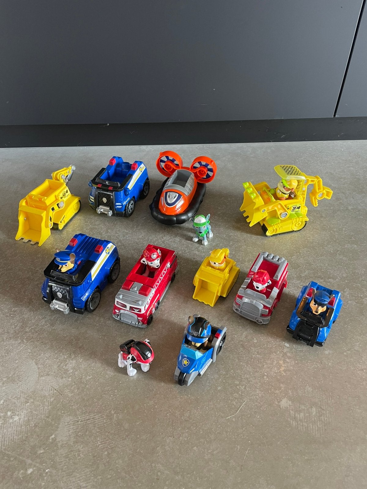 Paw Patrol - diverse auto’s - Rubble Chase Marshall Zuma, Ophalen, Gebruikt