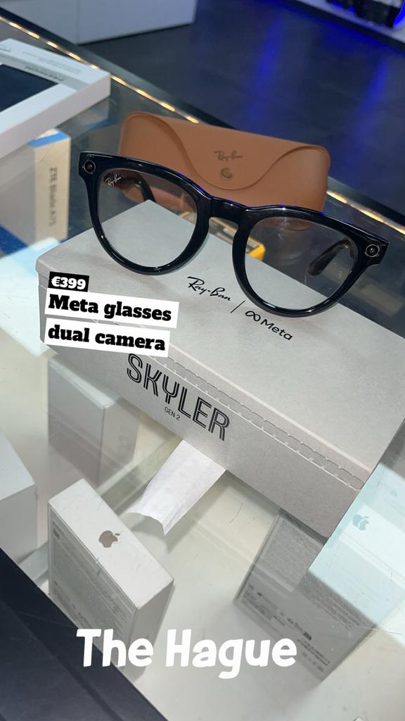 Meta glasses, Ophalen of Verzenden, Nieuw, Zwart, Overige merken