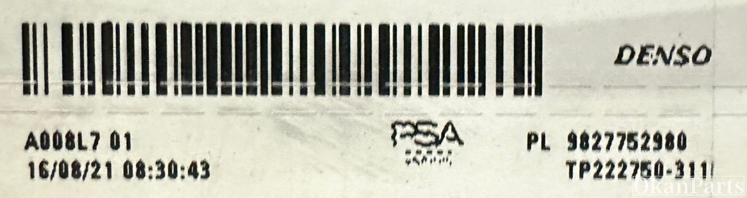 Opel Citroen Peugeot koelvin 9827752980 9838282180, Ophalen of Verzenden, Gebruikt