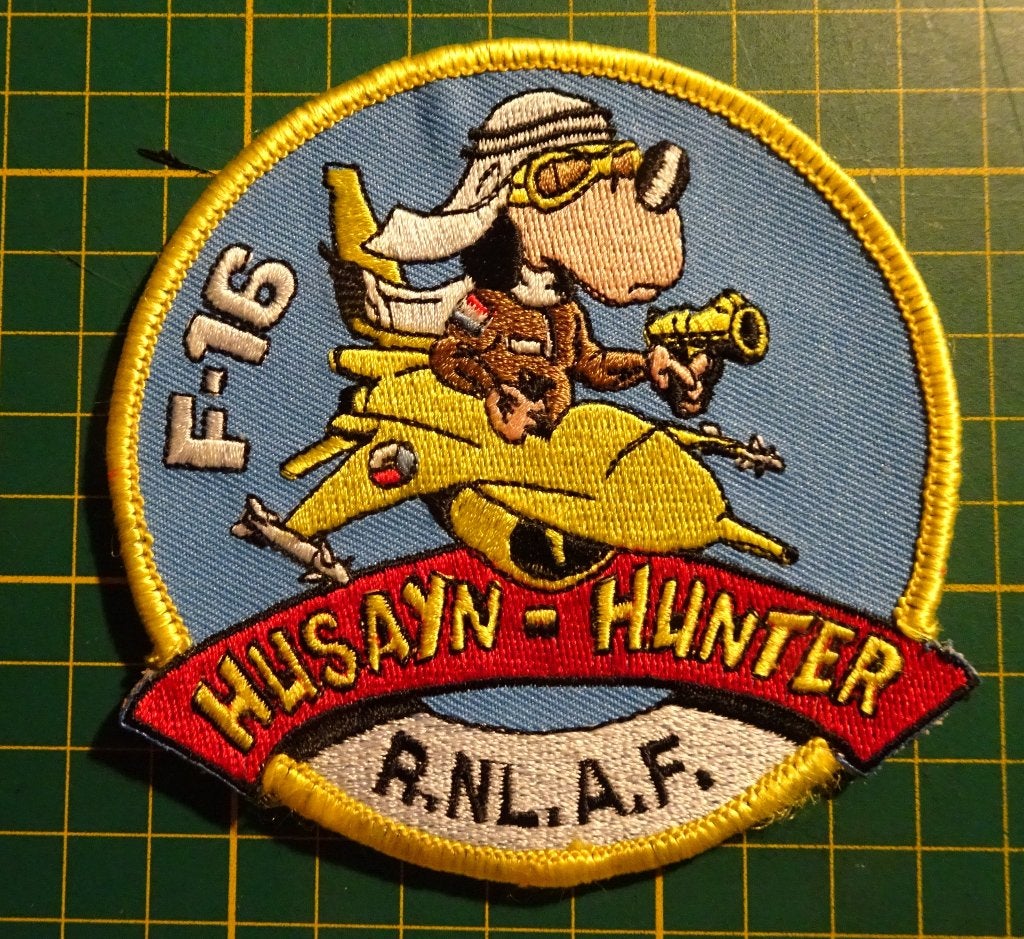 Patch 315 Squadron Husayn Hunter, Verzamelen, Militaria | Algemeen, Luchtmacht, Embleem of Badge, Nederland, Ophalen of Verzenden
