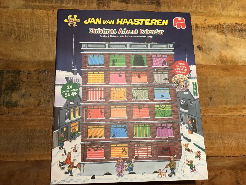 Jan van Haasteren legpuzzel Christmas Advent Calender, Ophalen, 500 t/m 1500 stukjes, Gebruikt, Legpuzzel