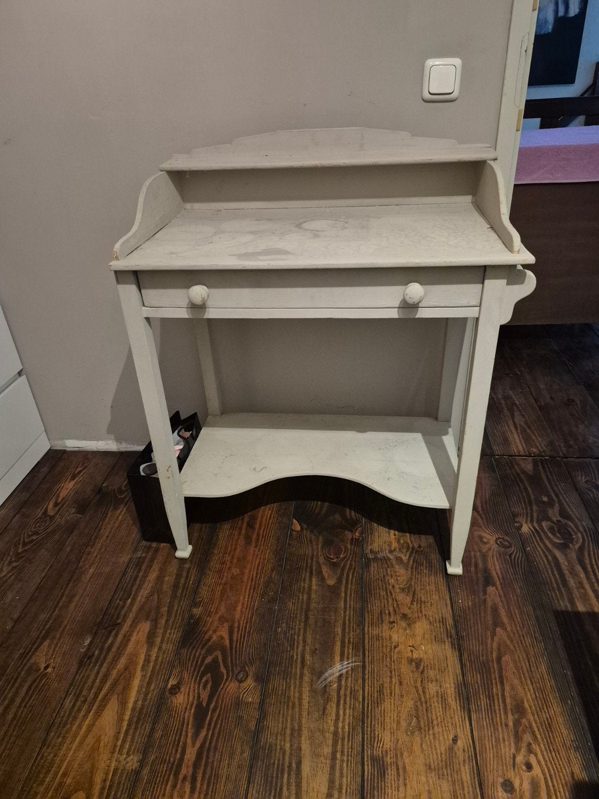 Side table met lade., Ophalen, Gebruikt