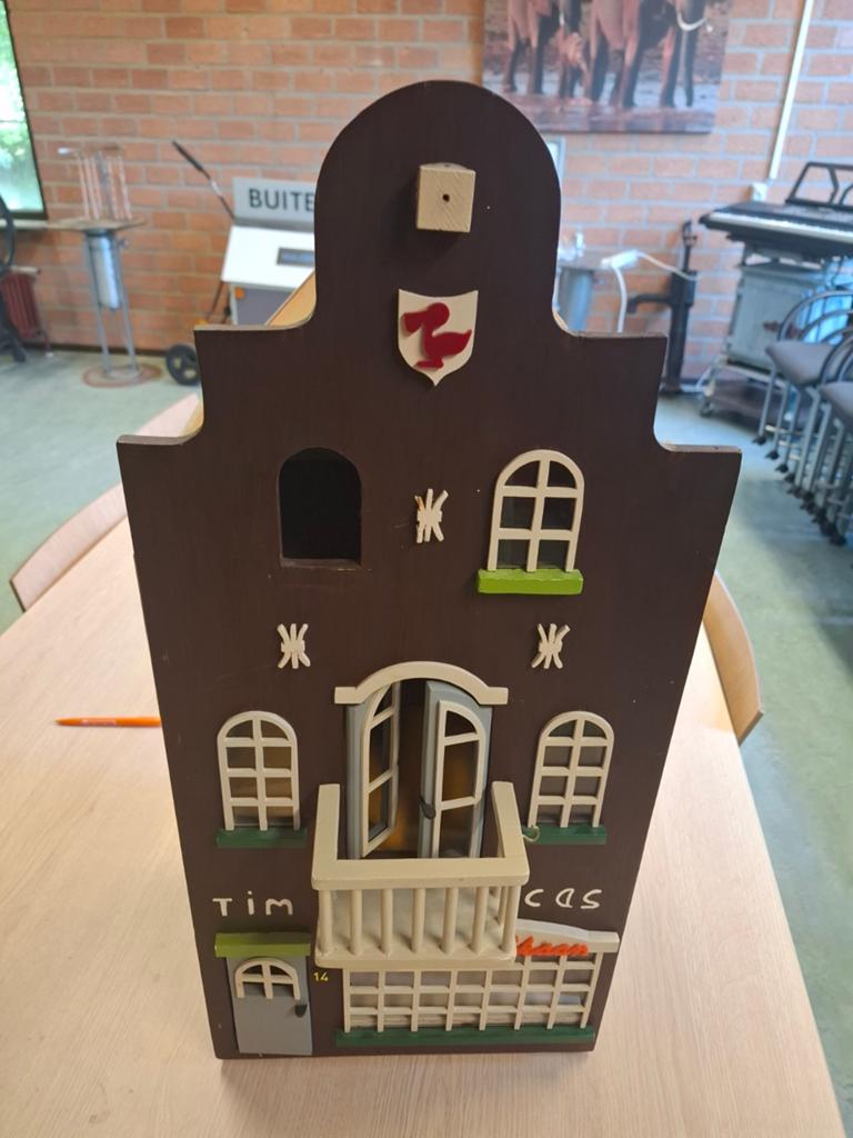 Uniek Amsterdams grachtenpand poppenhuis, Ophalen, Gebruikt, Poppenhuis