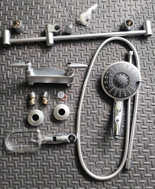 Grohe doucheset z.g.a.n, Huis en Inrichting, Ophalen of Verzenden, Zo goed als nieuw, Met douche