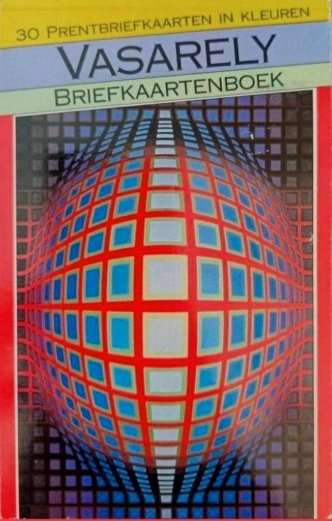 30 PRENTBRIEFKAARTEN van VASARELY, Boeken, Verzenden, Zo goed als nieuw