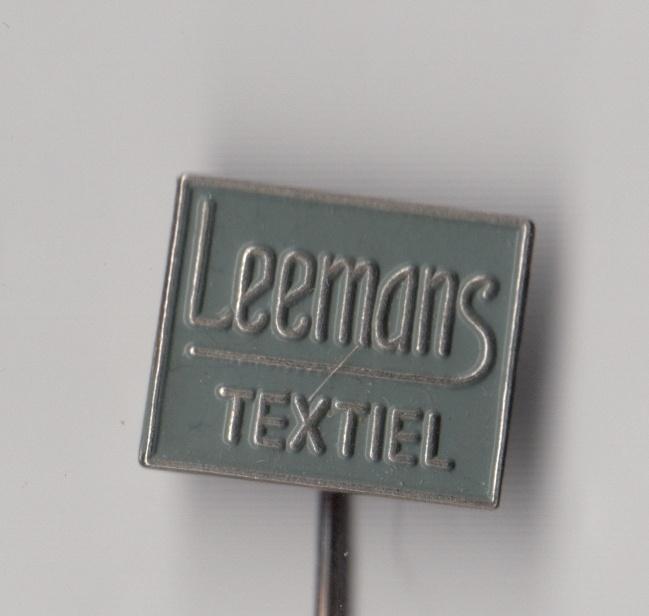 Leemans Textiel speldje, Gebruikt, Niet vindbaar, Niet vindbaar, Speldje of Pin