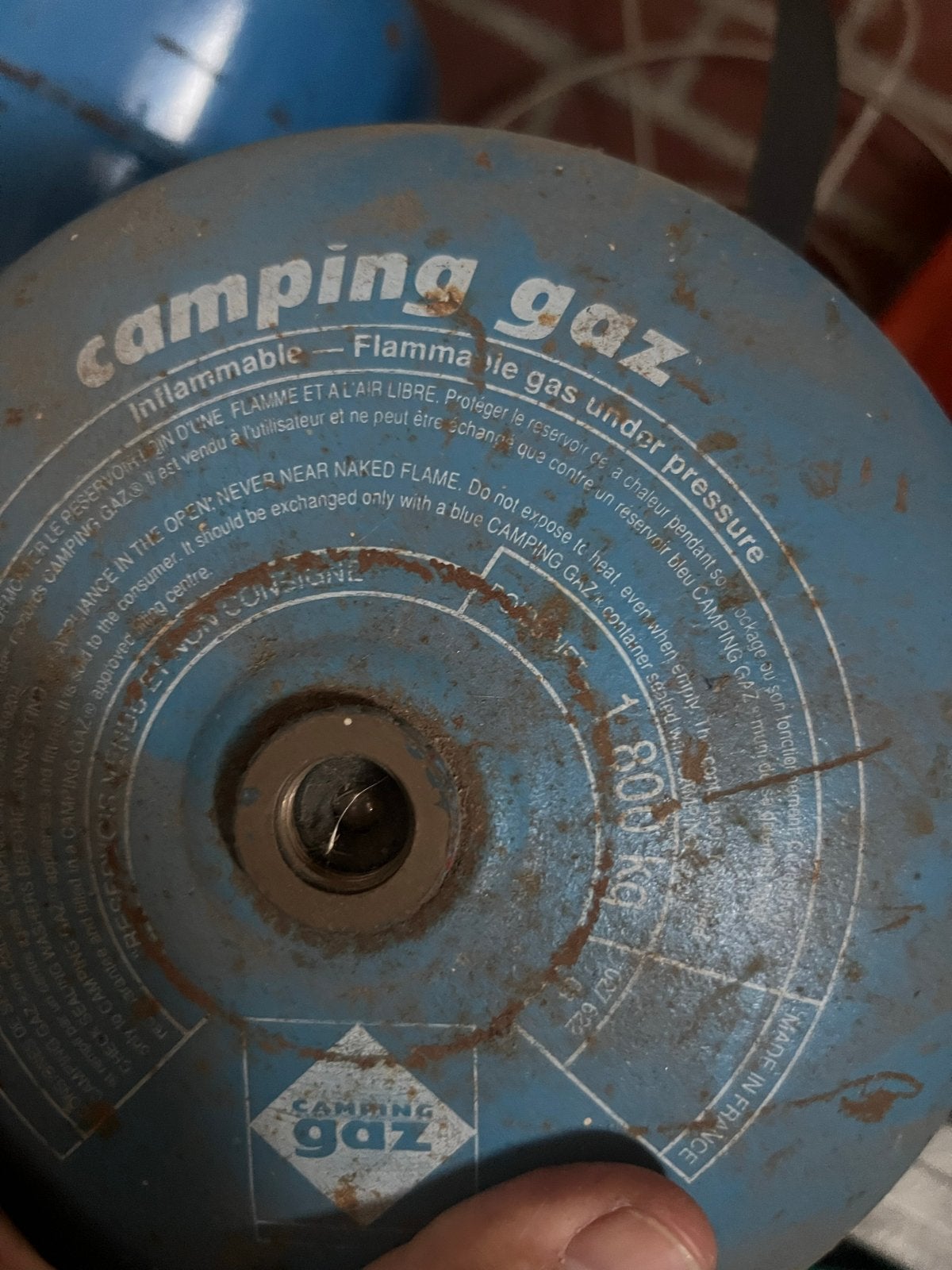 Campingaz gasflessen 907 en 904, Ophalen, Gebruikt