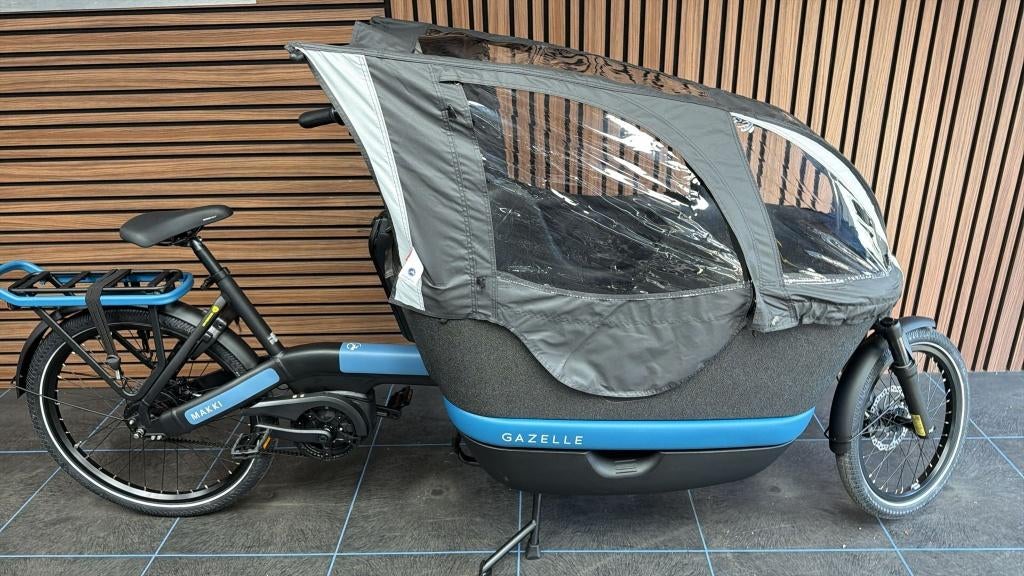 Gazelle Makki Load Bosch Smart |Demo 15 km | 545Wh |Enviolo, Ophalen, Gebruikt, Huif, Schijfrem