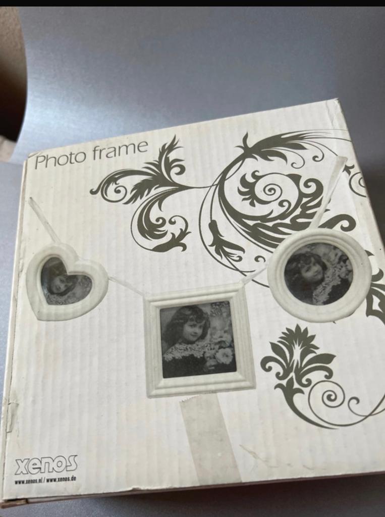 Xenos Fotolijst Slinger met 3 Lijstjes (Nieuw in doos), Verzenden, Nieuw, Overige materialen