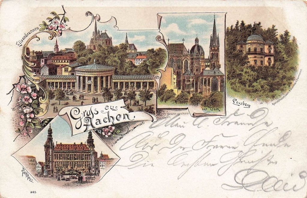702-158-005 Aachen, Verzenden, Voor 1920, Duitsland