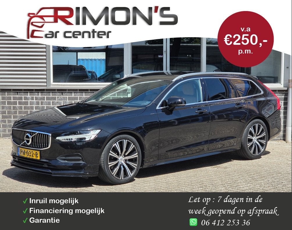 Volvo V90 2.0 T5 90th Anniversary Edition Lees De Adv Tekst, Auto's, 15 km/l, Euro 6, 4 cilinders, 1969 cc