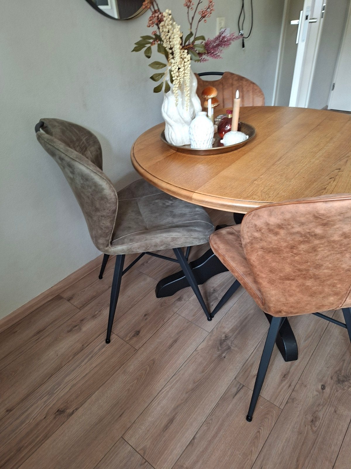 4 Eetkamerstoelen, Huis en Inrichting, Ophalen, Zo goed als nieuw, Overige kleuren, Vier