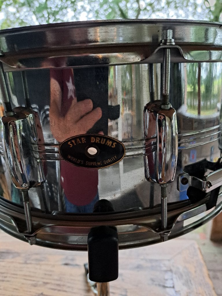Vintage STAR /pre-Tama Snaredrum 14×6,5 Made in Japan 71–75., Ophalen of Verzenden, Gebruikt, Tama