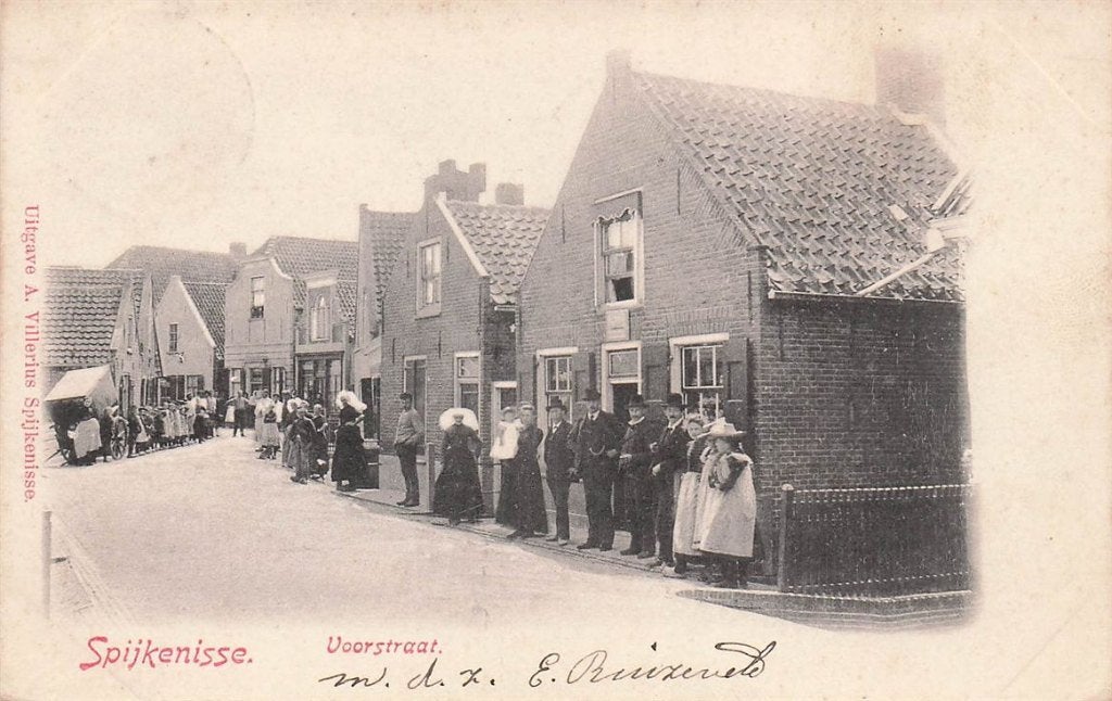 702-372-053 Spijkenisse Voorstraat, Verzenden, Voor 1920, Zuid-Holland