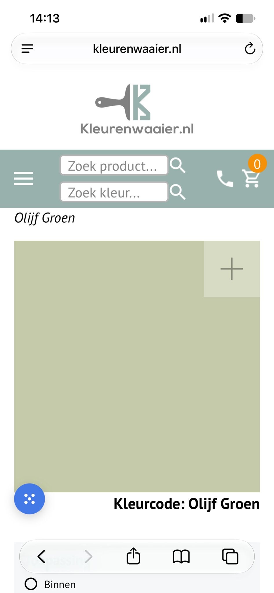 Renaulac Protect Muur & Plafond Verf - Olijf Groen 1L, Nieuw, Ophalen of Verzenden, Lak, Minder dan 5 liter