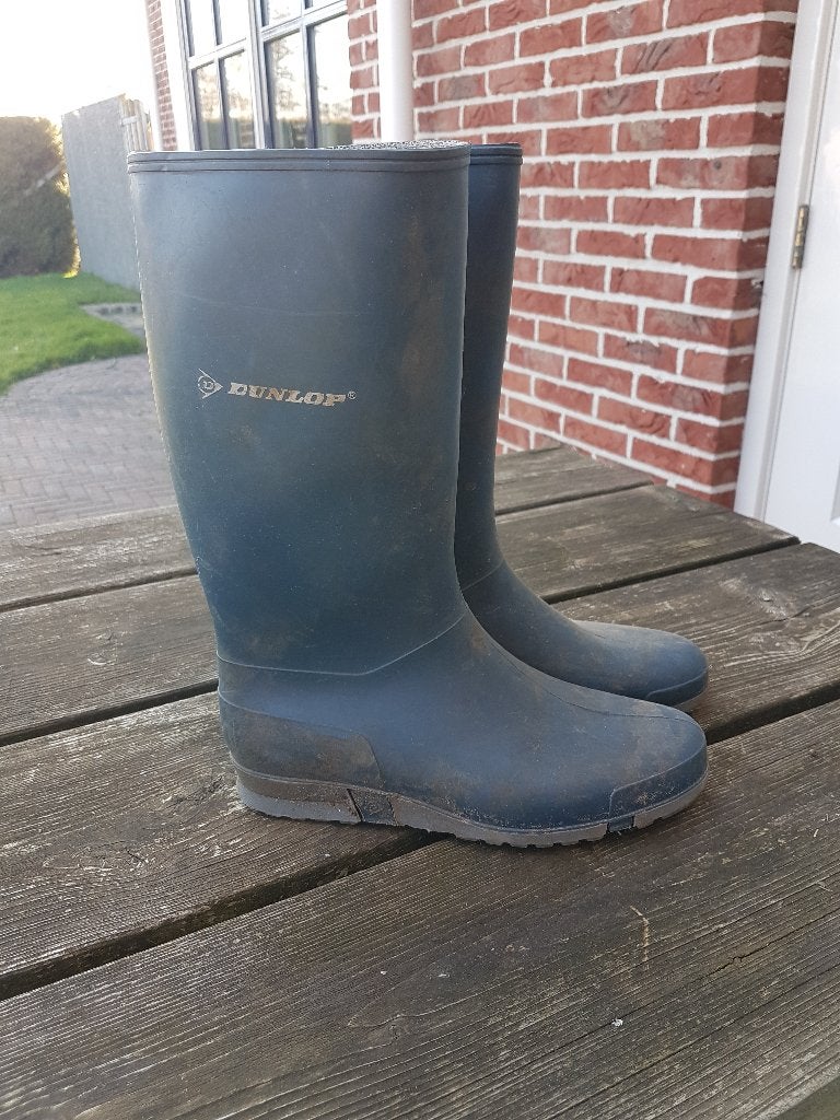 Regenlaarzen Dunlop maat 38, Ophalen, Blauw, Regenlaarzen, Gedragen