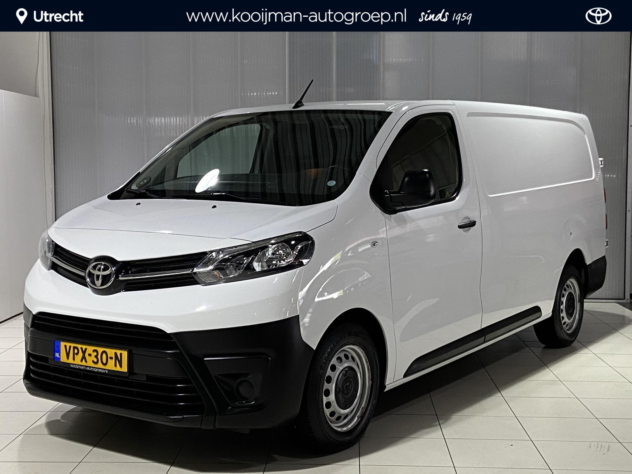 Toyota PROACE Worker 2.0 D-4D Cool Comfort Long Betimmering, Auto's, Bestelauto's, Stof, Gebruikt, Euro 6, 4 cilinders