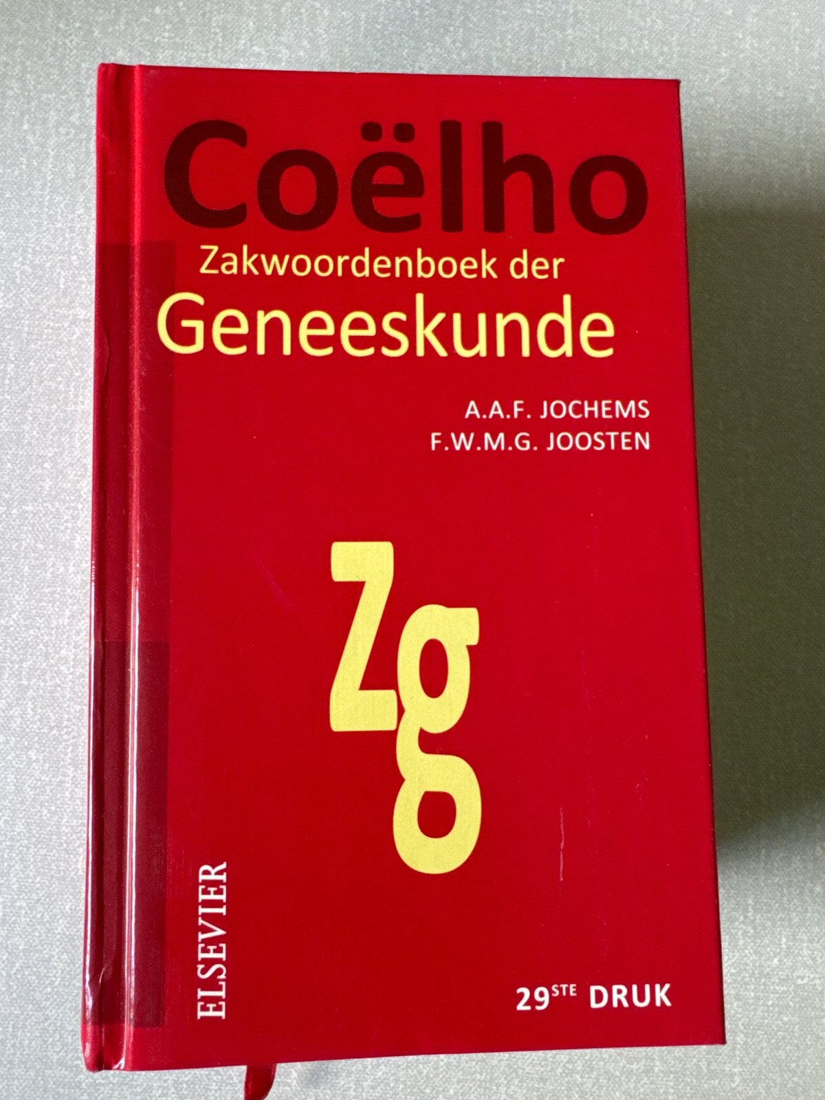 Coëlho Zakwoordenboek der Geneeskunde - 29e Druk, Ophalen of Verzenden, Beta, Zo goed als nieuw, WO