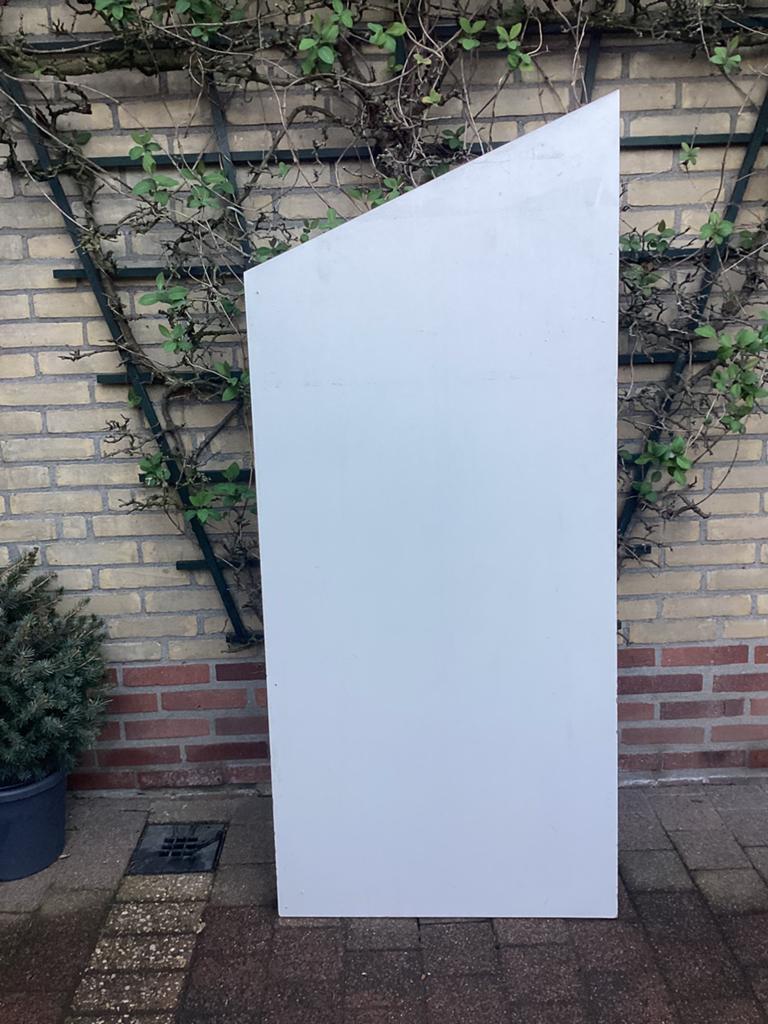 2  gratis geplastificeerde spaanplaat panelen, Doe-het-zelf en Verbouw, Platen en Panelen, Ophalen of Verzenden, Zo goed als nieuw