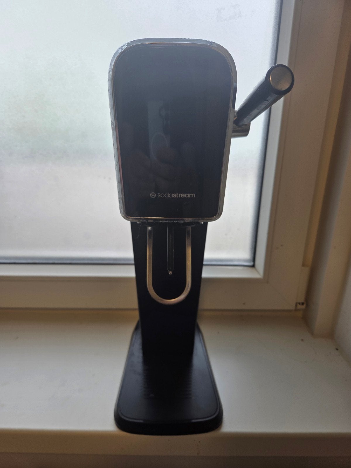 Sodastream bruiswatermaker - Zwart, Ophalen of Verzenden, Zo goed als nieuw